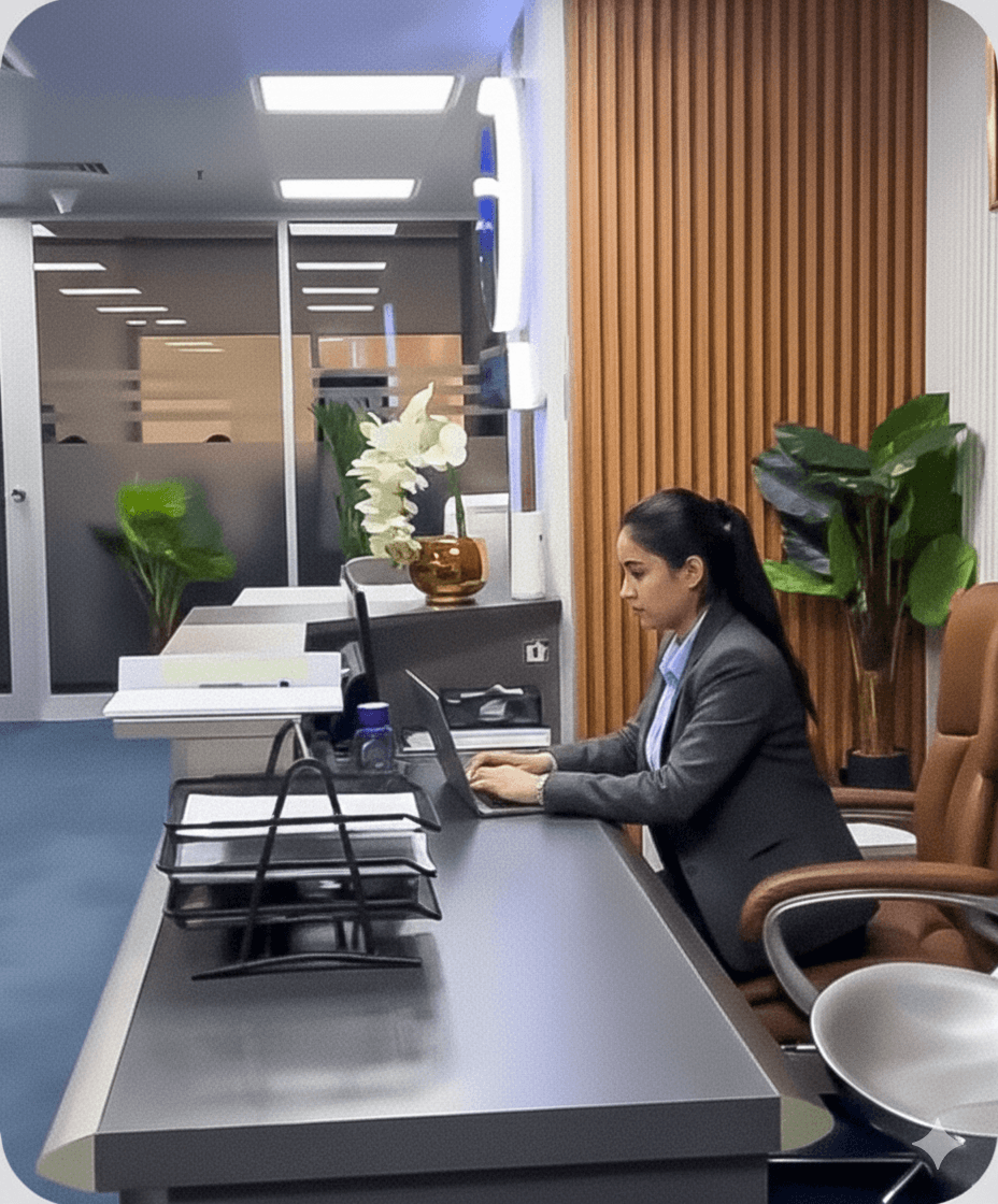 WayOne IT team collaborating in an office