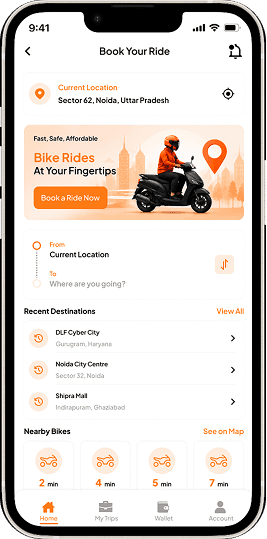 ride booking app