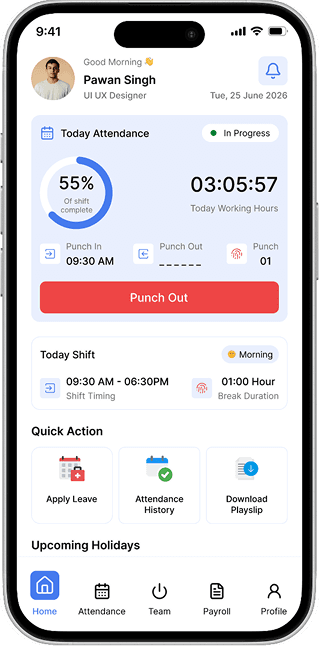 Attendance Dashboard & Clock-in Stats