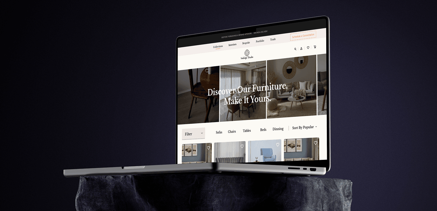 Indulge Studio Luxury Web Showcase