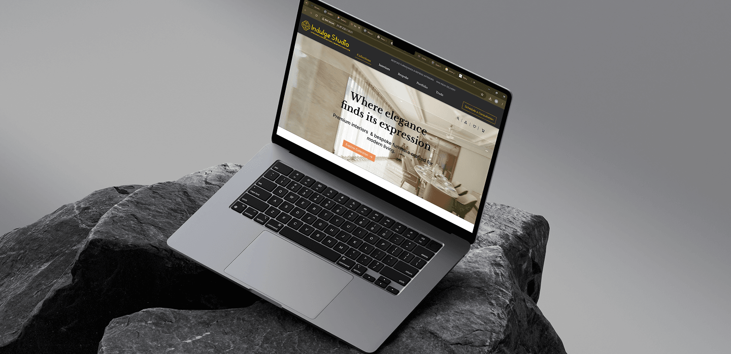 Studio Interior & Treatment Booking Mockup