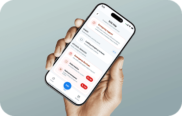 Emergency Doctor Support Mockup