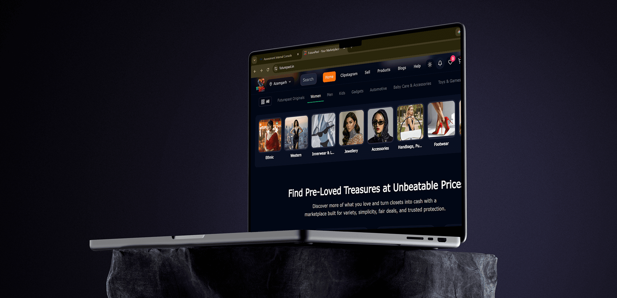 Future Past Web Storefront Banner
