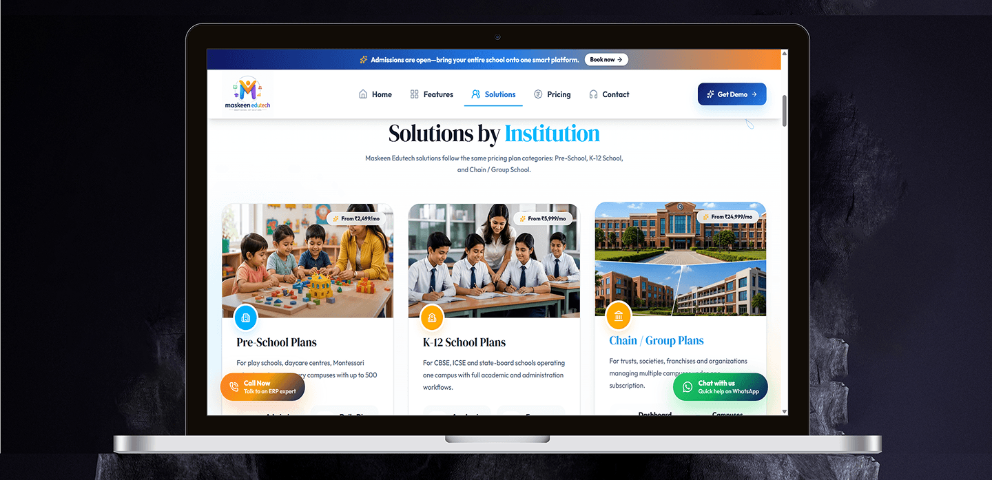 Solutions by Educational Institution & Campus Tier