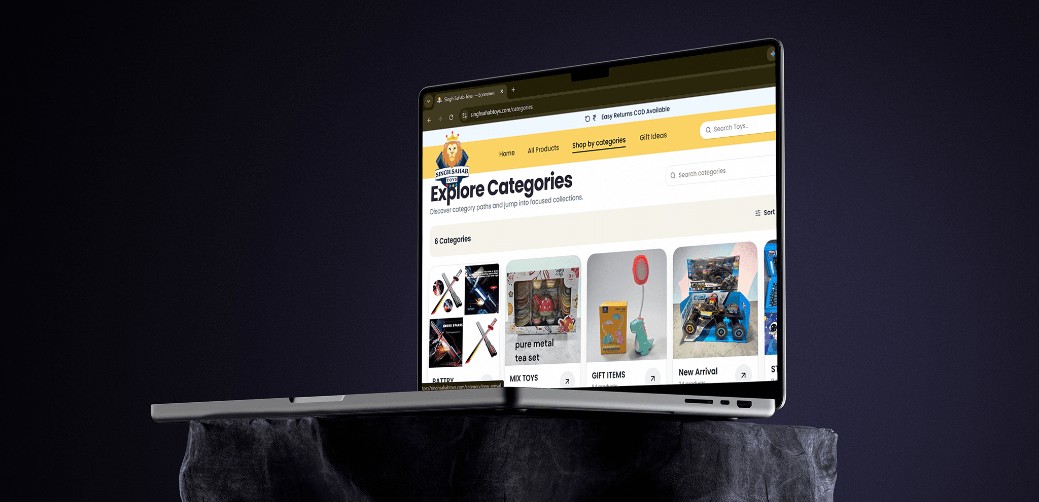 Singh Sahab Toys Web Storefront Banner
