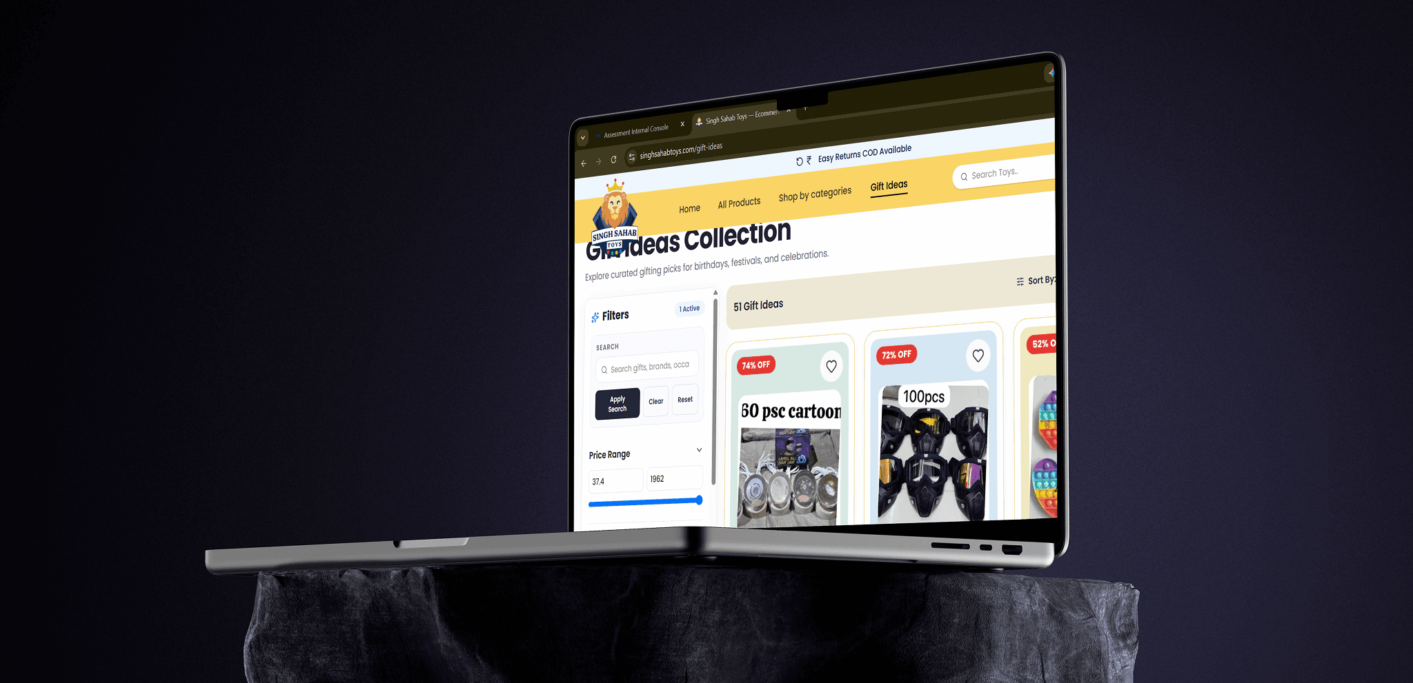 Product Catalog & 3D Toy Viewer