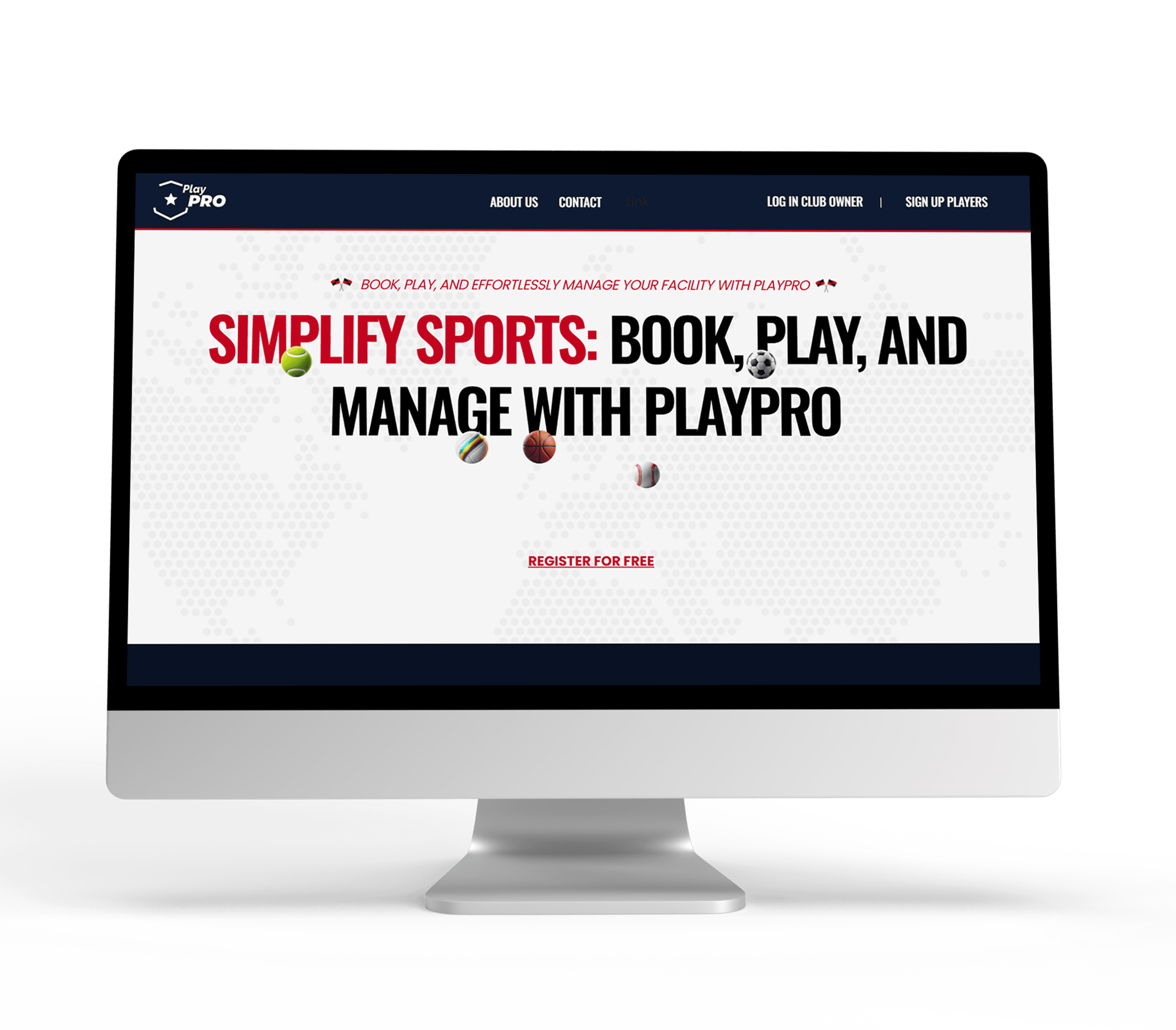 PlayPro – Sports Products Brand Website